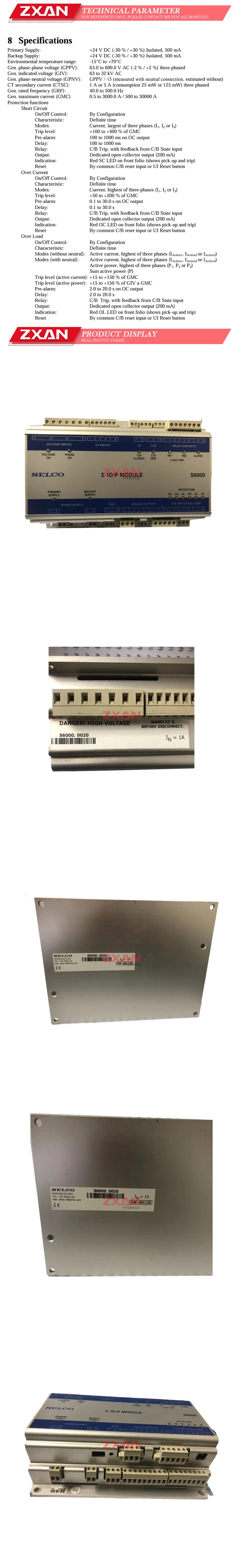 SELCO S6000 Description