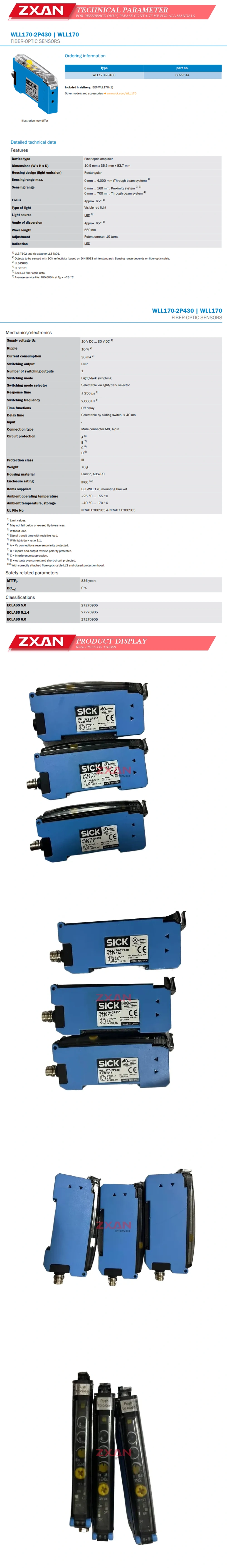 SICK WLL170-2P430 Description