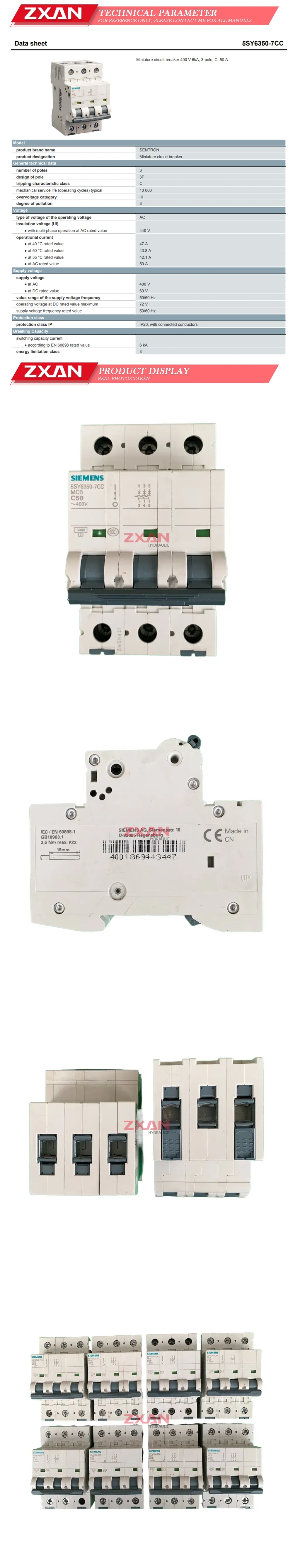 SIEMENS 5SY6350-7CC Description