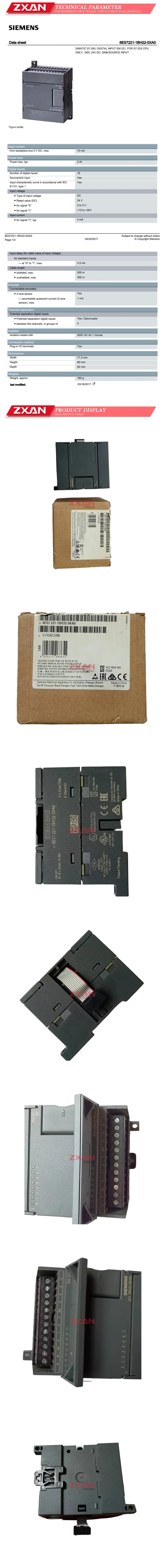 SIEMENS 6ES7221-1BH22-0XA0 Description