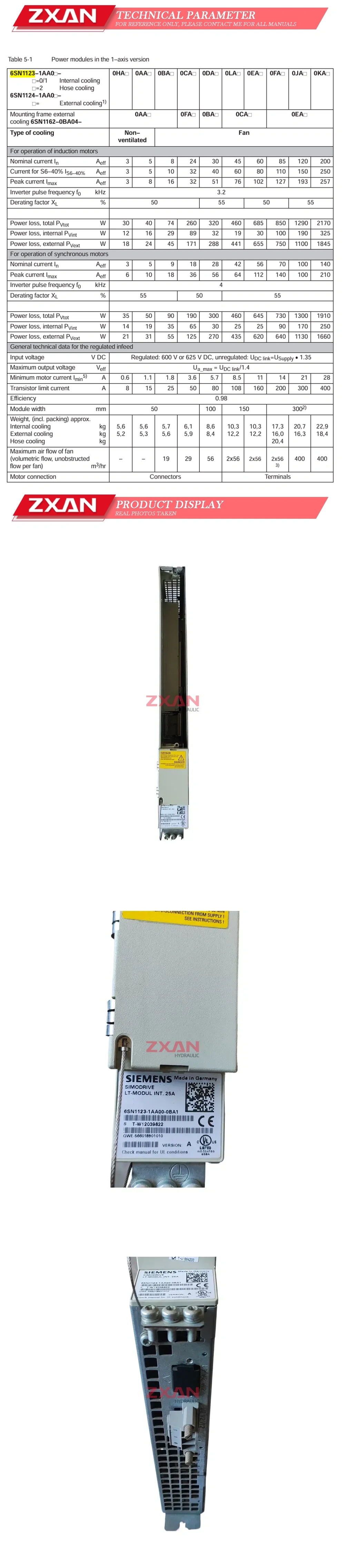 SIEMENS 6SN1123-1AA00-0BA1 Description