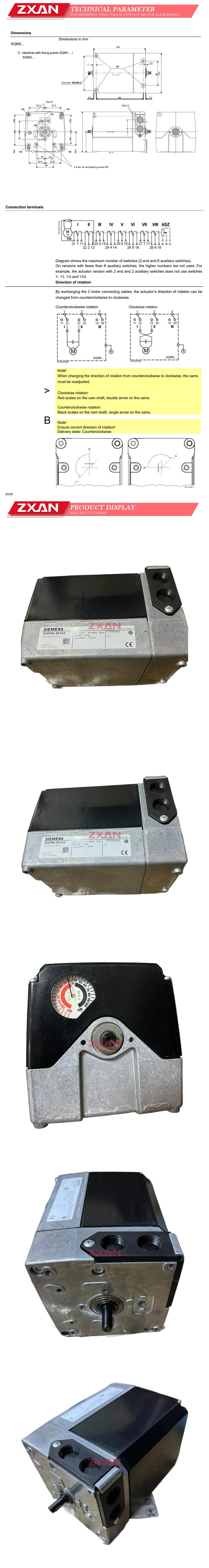 SIEMENS SQM50.481A2 Description