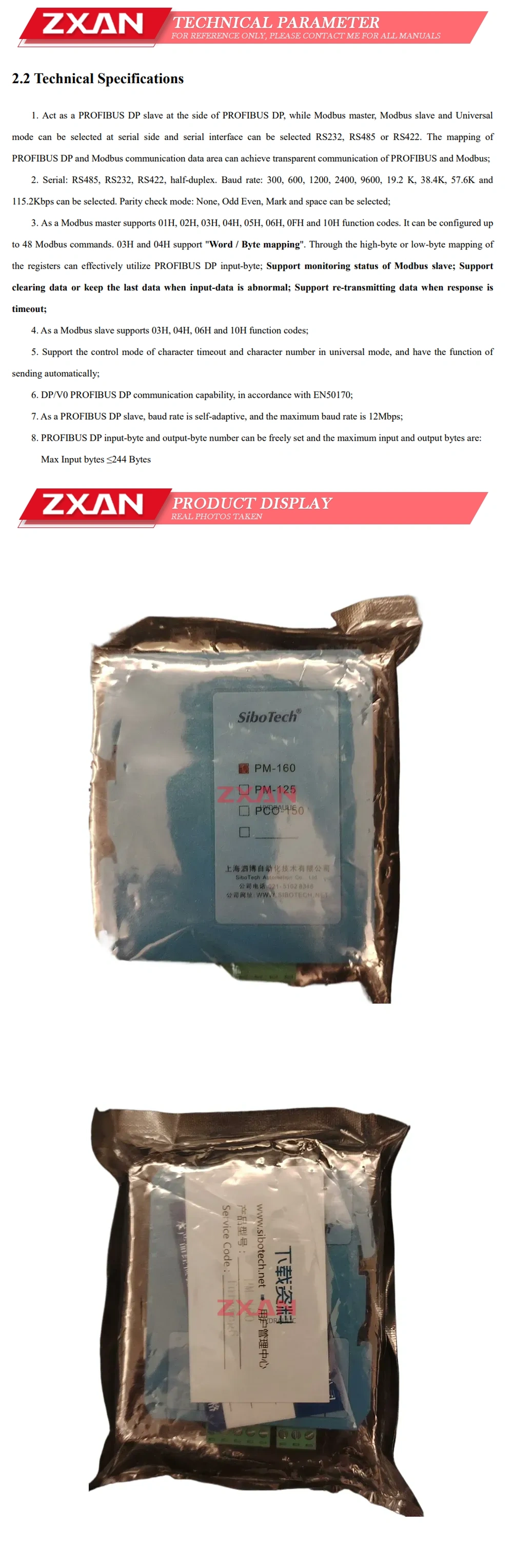 SiboTech PM160 Description