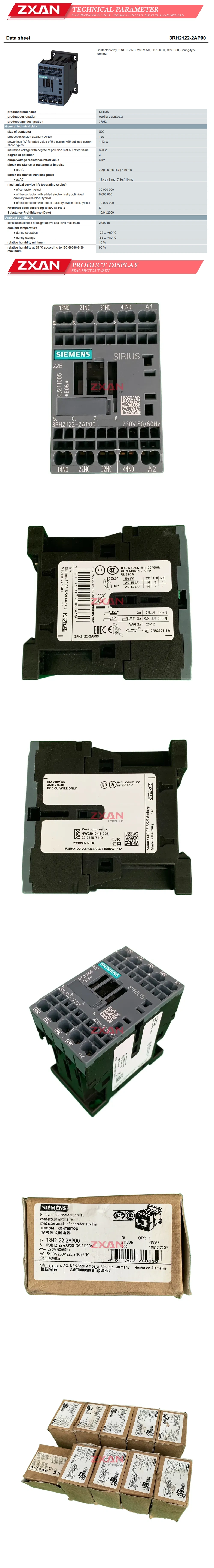 Siemens 3RH2122-2AP00 Description