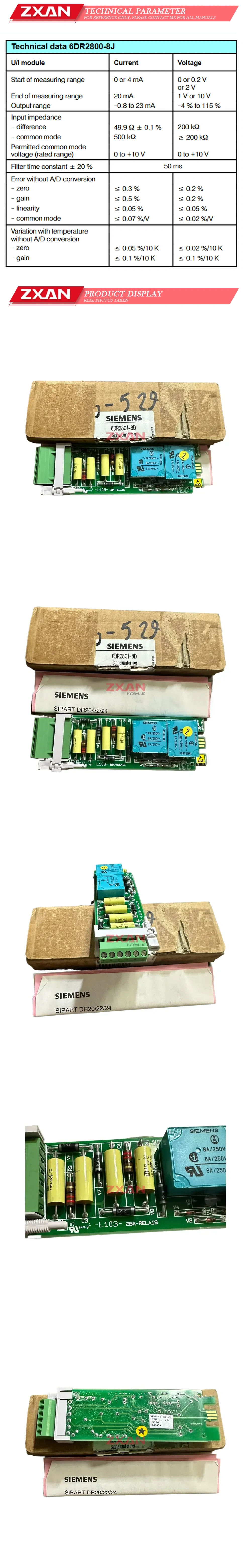 Siemens 6DR2801-8D Description