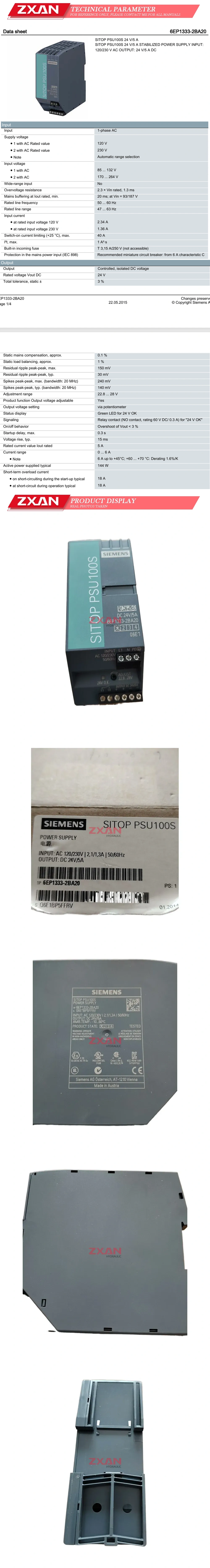 Siemens 6EP1333-2BA20 Description