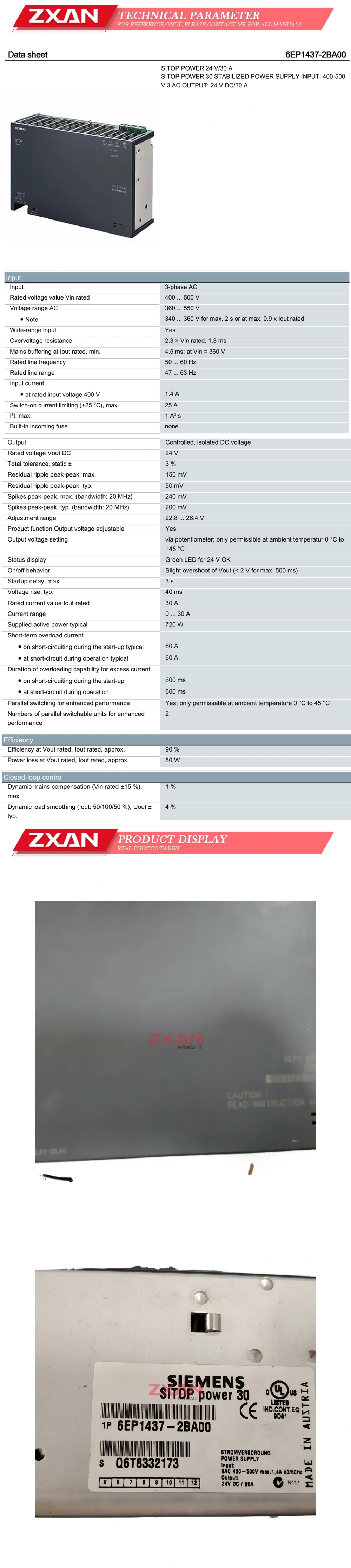 Siemens 6EP1437-2BA00 Description