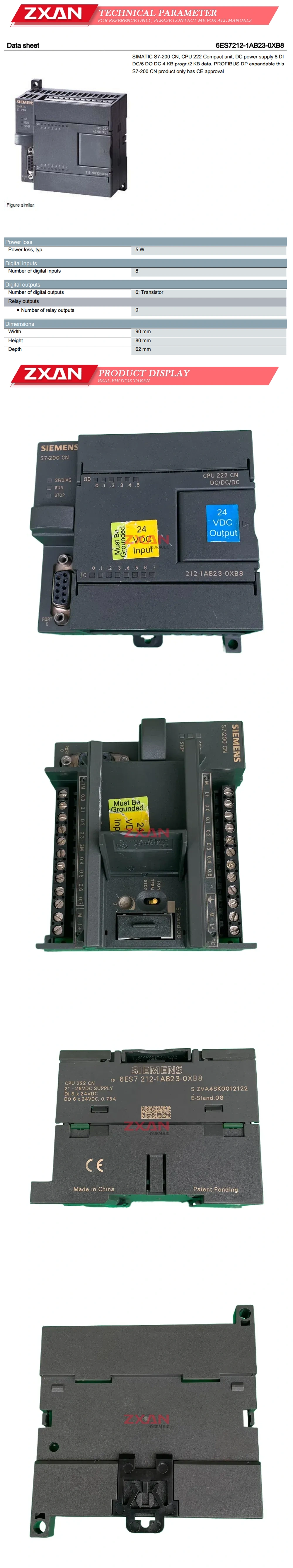 Siemens 6ES7 212-1AB23-0XB8 CO Description