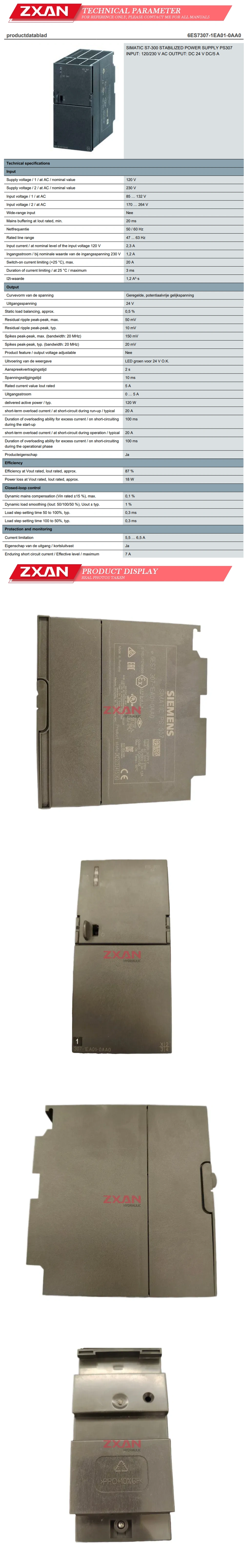Siemens 6ES7307-1EA01-0AA0 Description