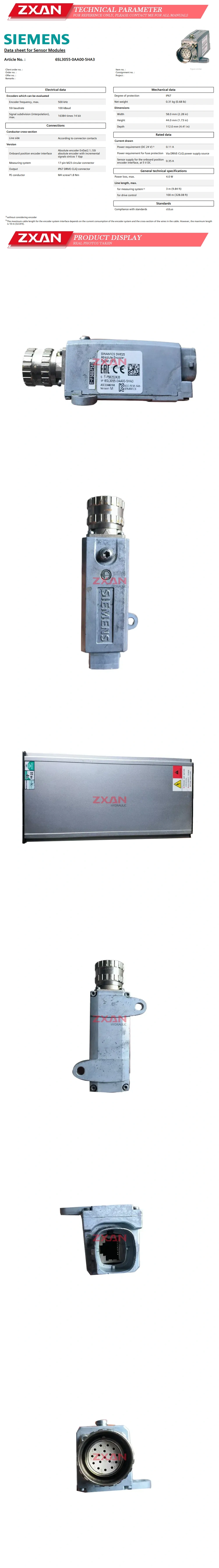 Siemens 6SL3055-0AA00-5HA3 Description