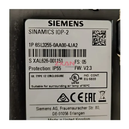 Siemens 6SL3255-0AA00-4JA2