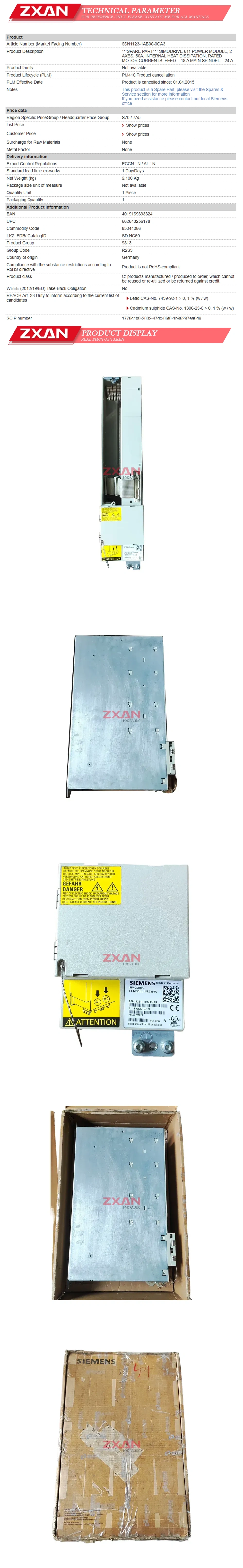 Siemens 6SN1123-1AB00-0CA3 Description