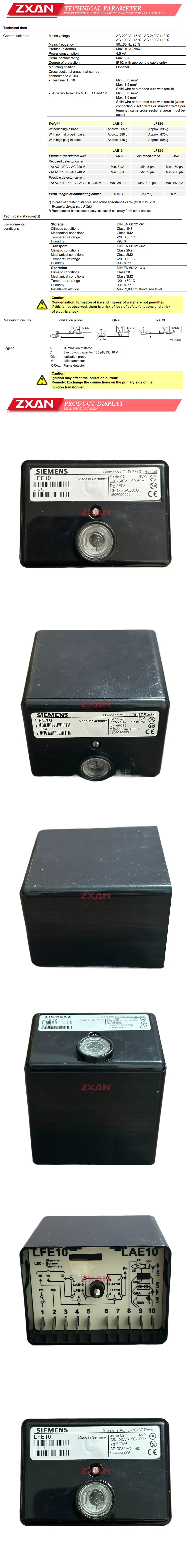 Siemens LFE10 Description