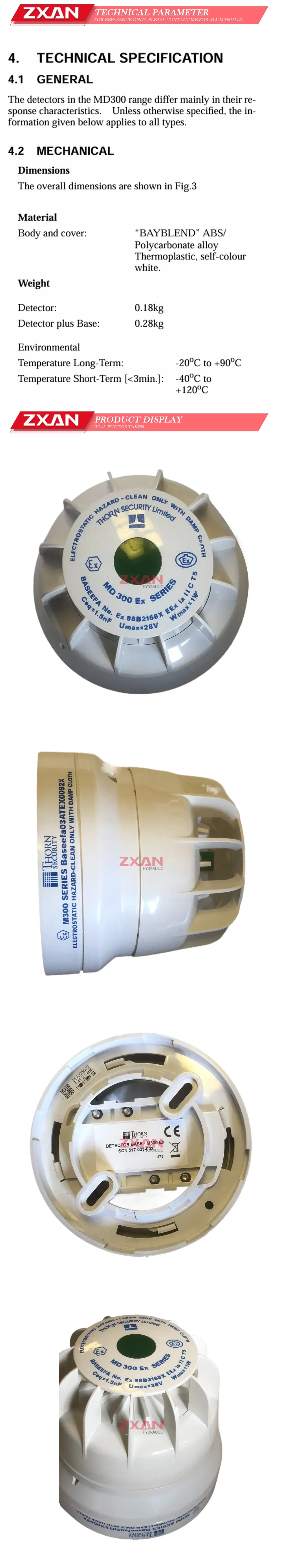 THORN SECURITY MD300Ex Description