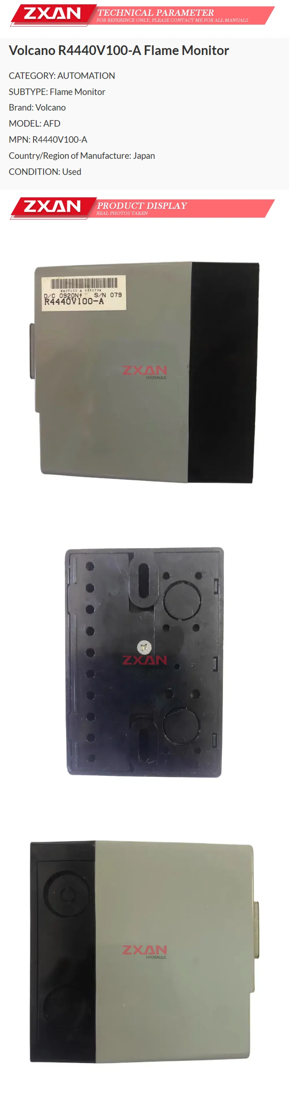 Volcano R4440V100-A Description