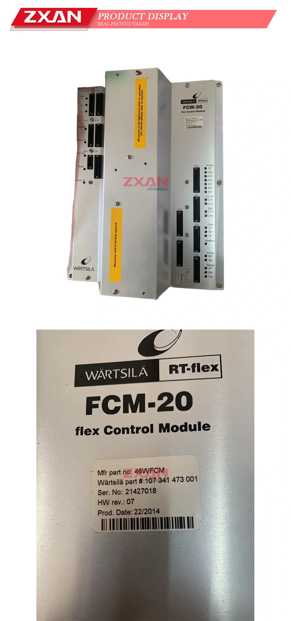 WARTSILA RT-flex FCM-20 Description