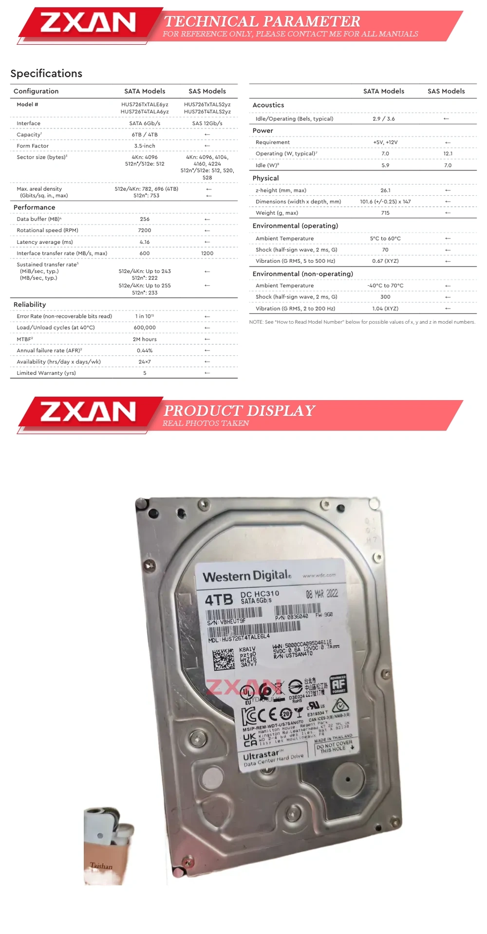Western Digital DC HC310 Description