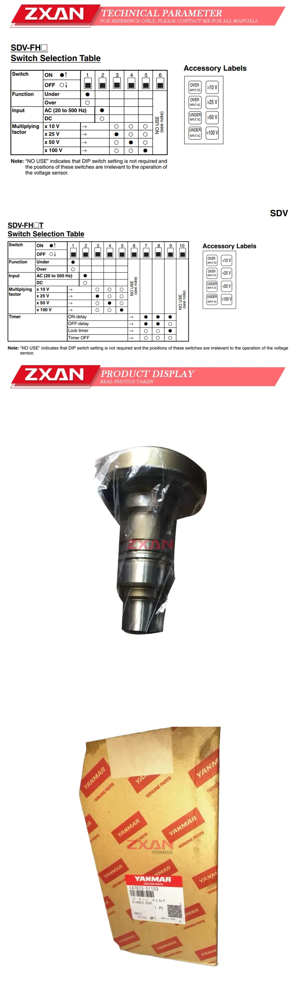 YANMAR 147673 51103 Description