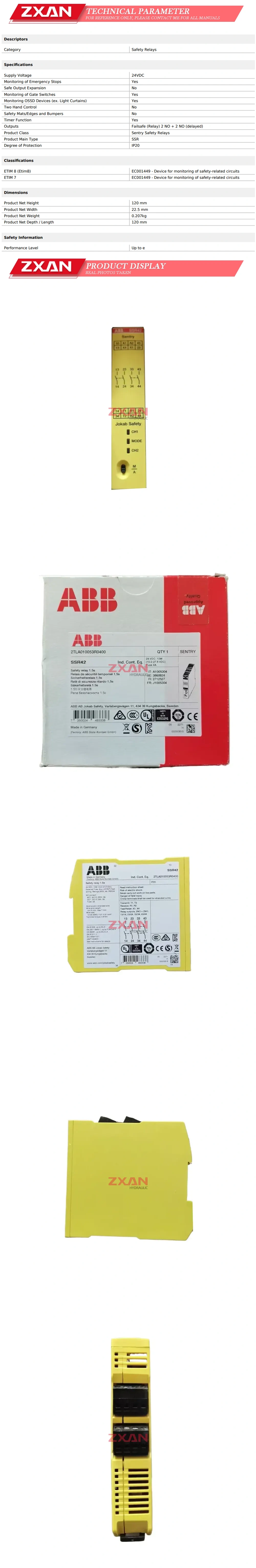 ABB 2TLA010053R0400 Description
