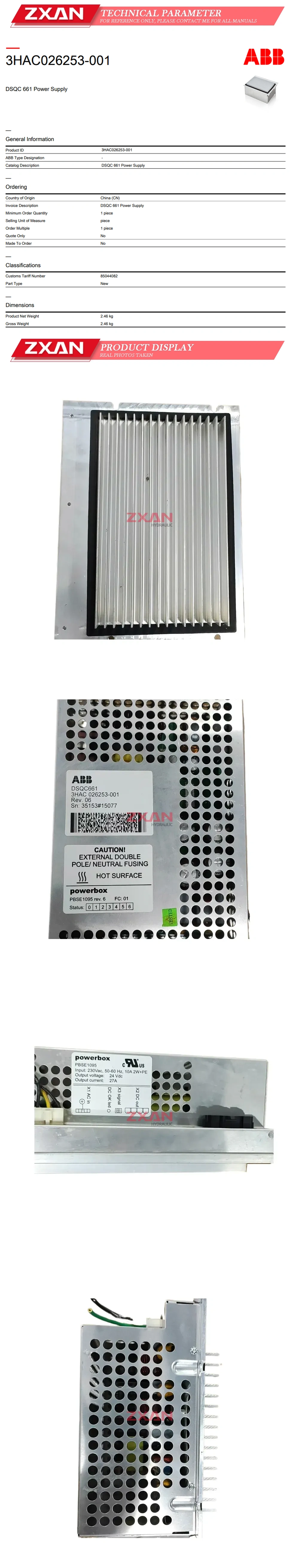ABB DSQC661 3HAC 026253-001 Description