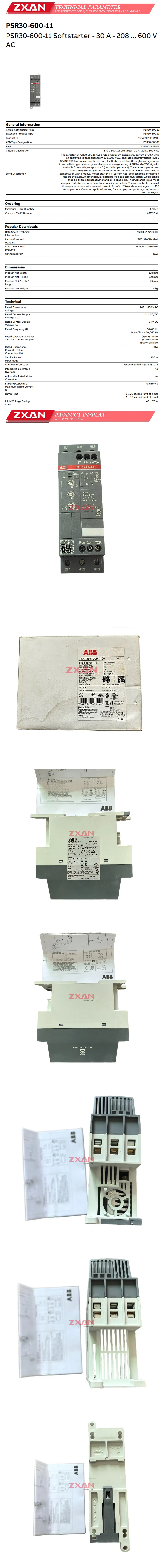 ABB PSR30-600-11 Description