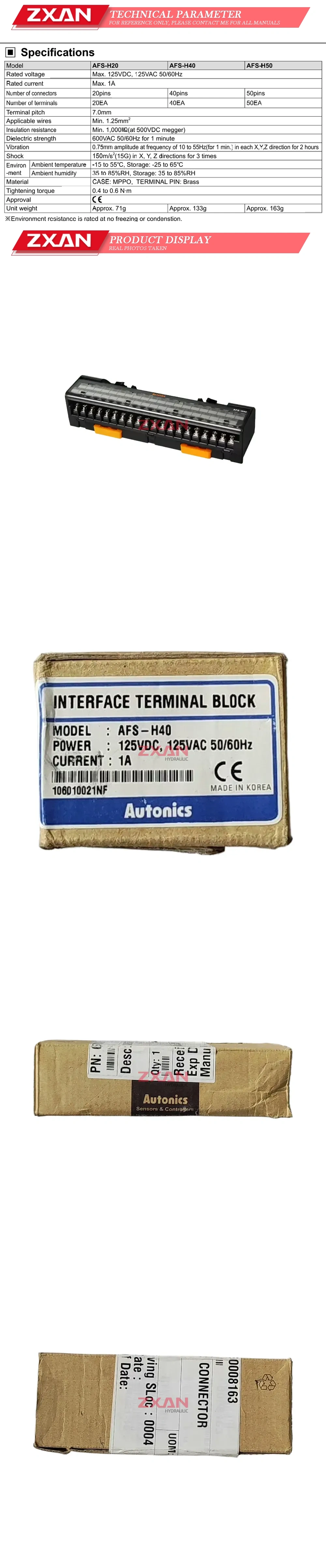 Autonics AFS-H40 Description