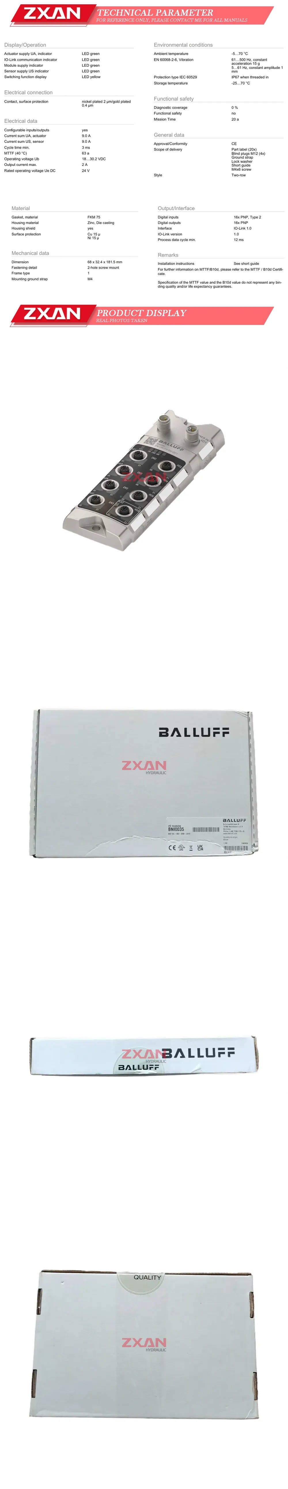 BALLUFF BNI0035 Description