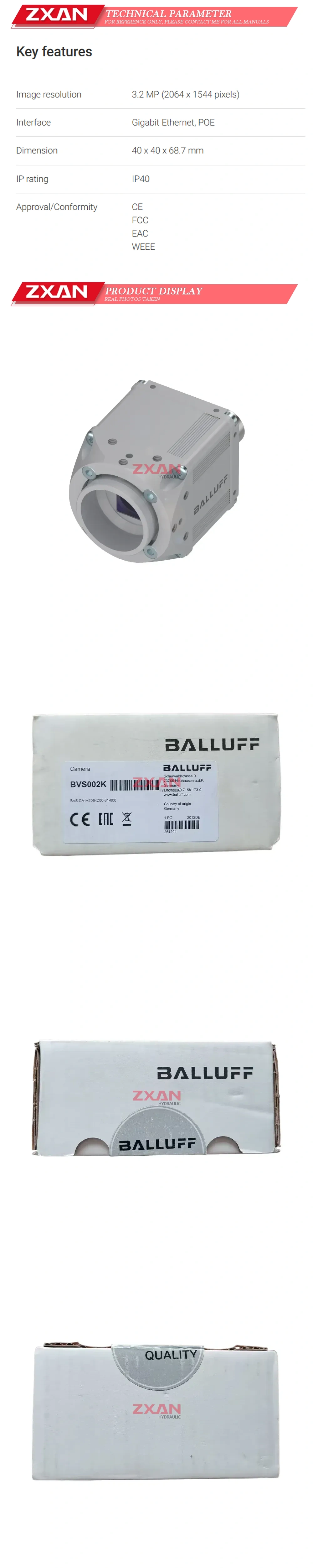 BALLUFF BVS002K Description