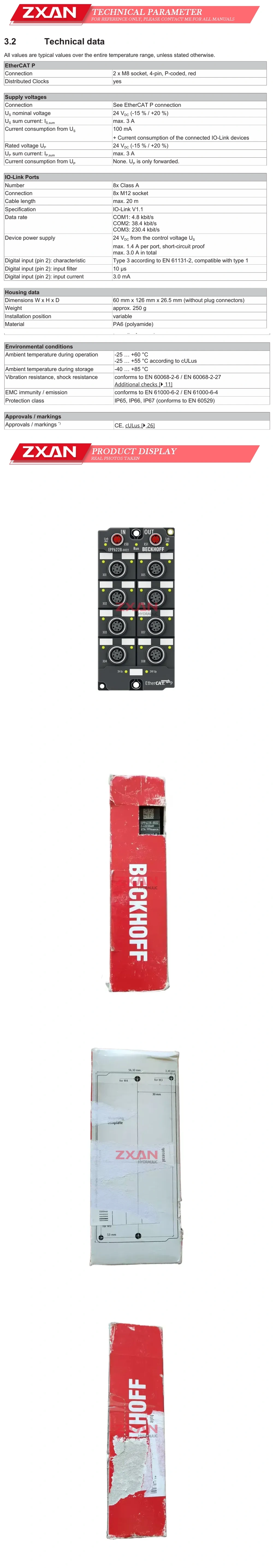 BECKHOFF EPP6228-002 Description