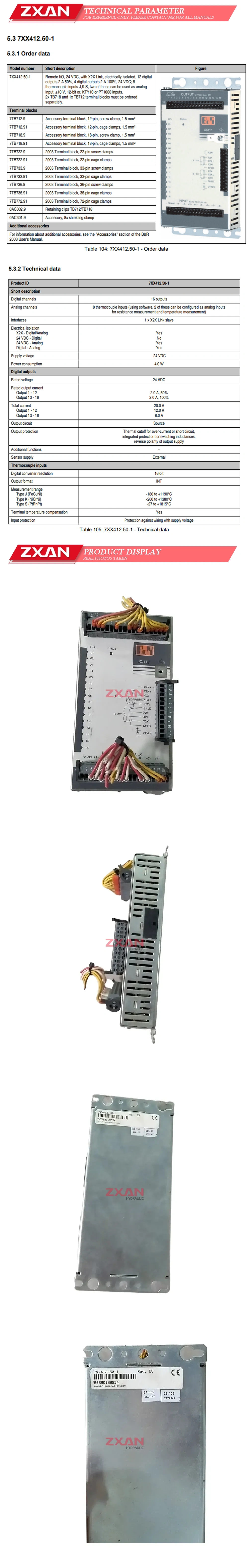 B&R 7XX412.50-1 Description