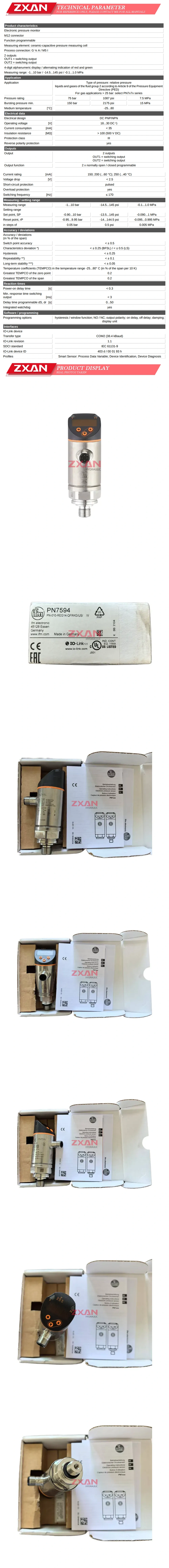 IFM PN7594 Description