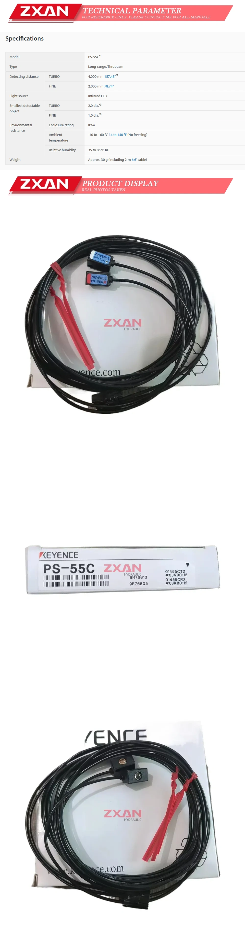KEYENCE PS-55C Description