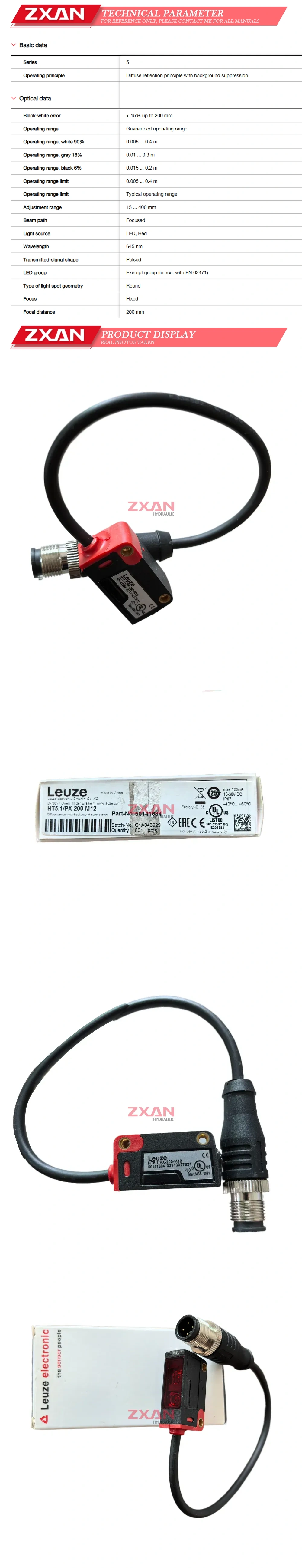 LEUZE HT5.1/PX-200-M12 Description
