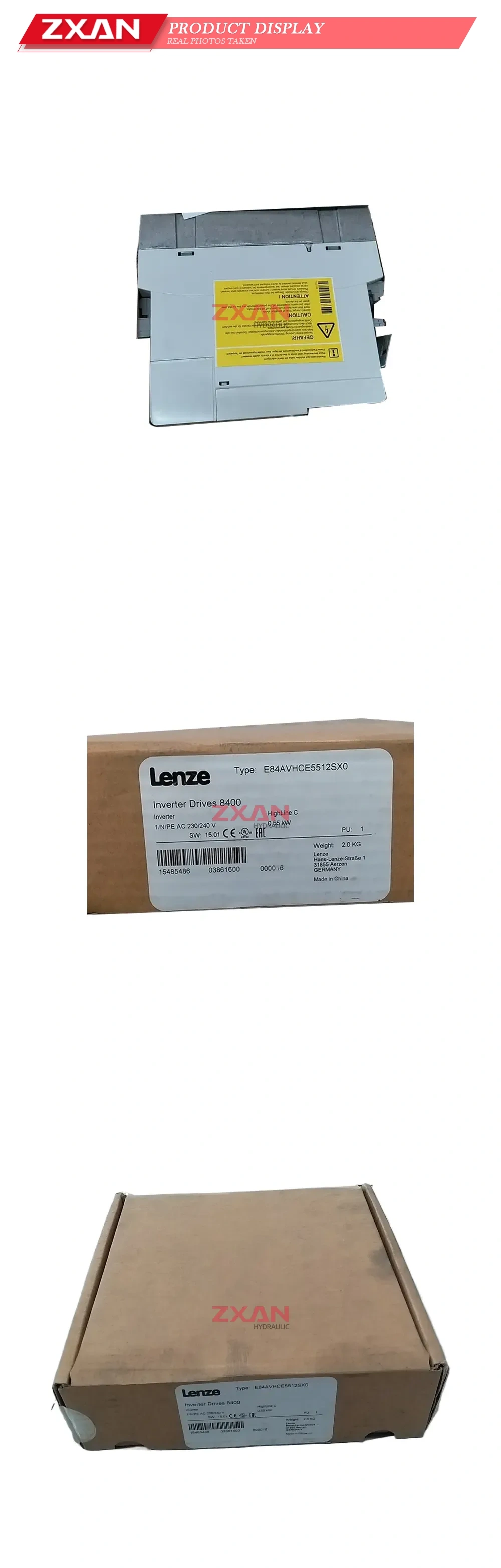 Lenze E84AVHCE5512SX0 Description