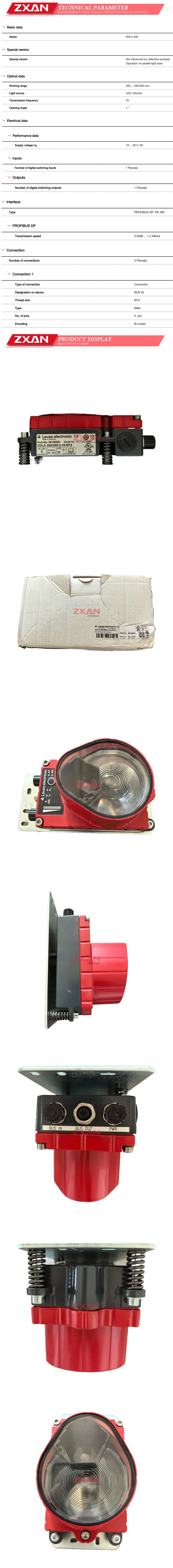 Leuze DDLS 200/200.2-10-M12 Description