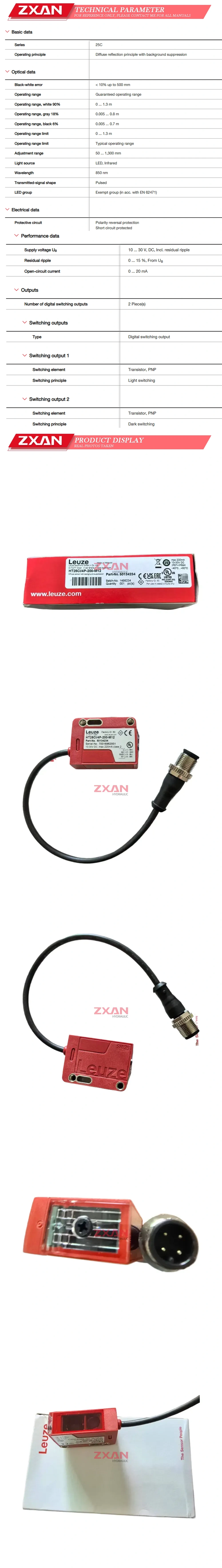 Leuze HT25CI/4P-200-M12 Description
