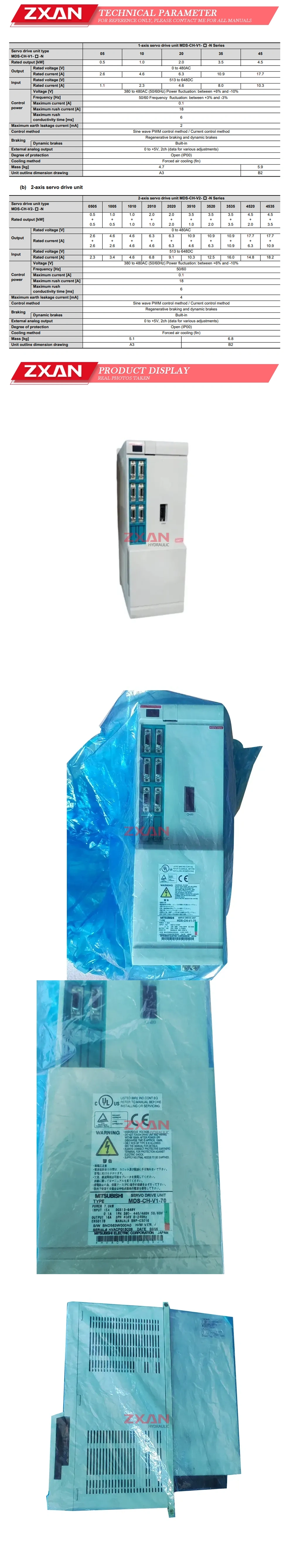 MITSUBISHI MDS-CH-V1-70 Description