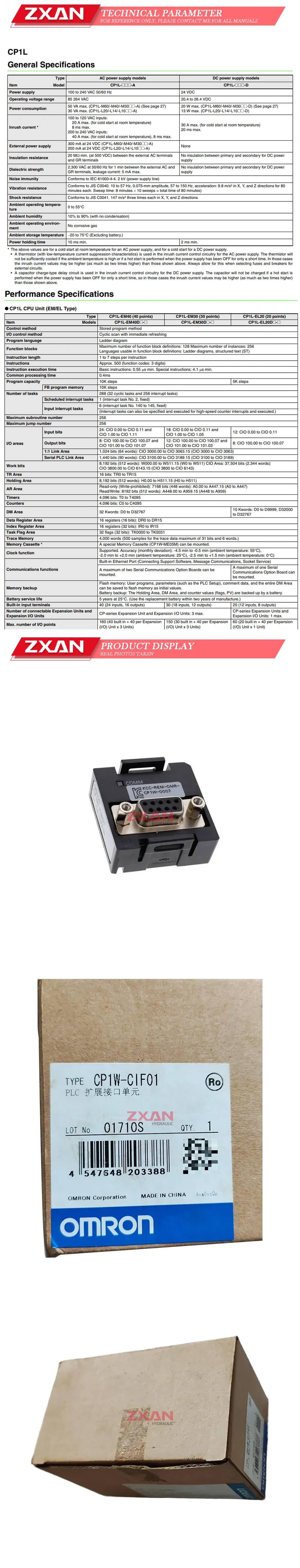 Omron CP1W-CIF01 Description