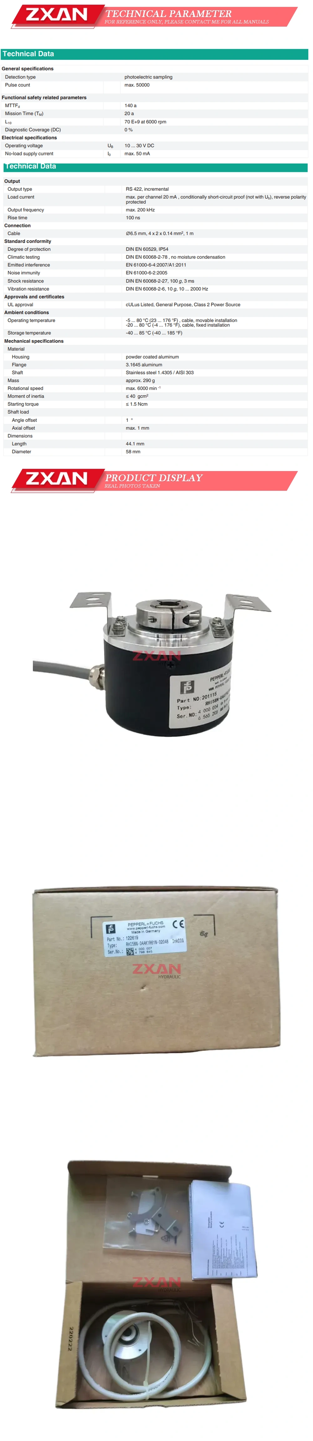 Pepperl+Fuchs RHI58N-0AAK1R61N-02048 Description