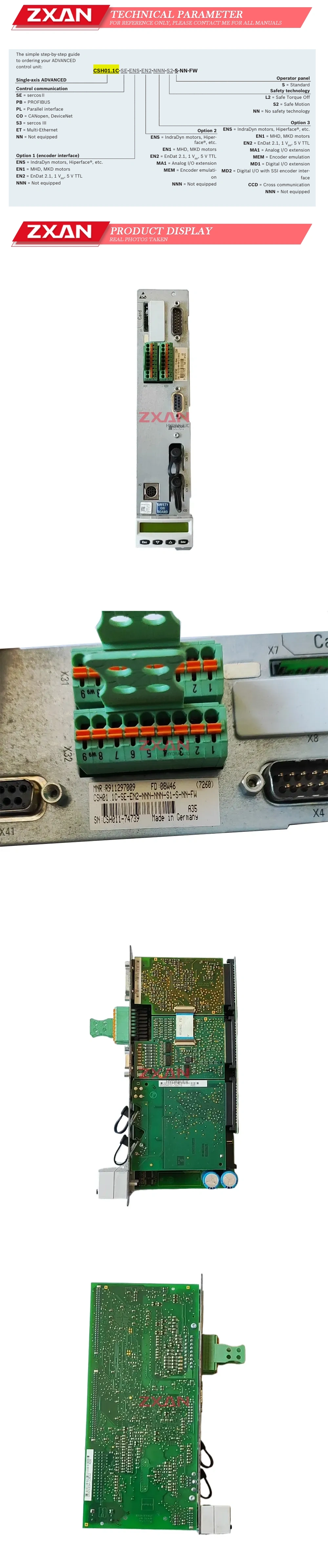 REXROTH R911297009 CSH01.1C-SE-EN2-NNN-NNN-S Description