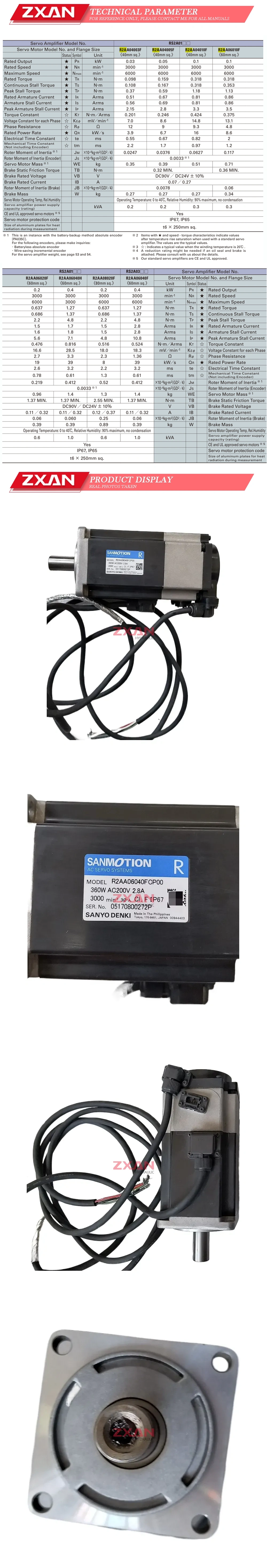 SANYO R2AA06040FCP00 Description