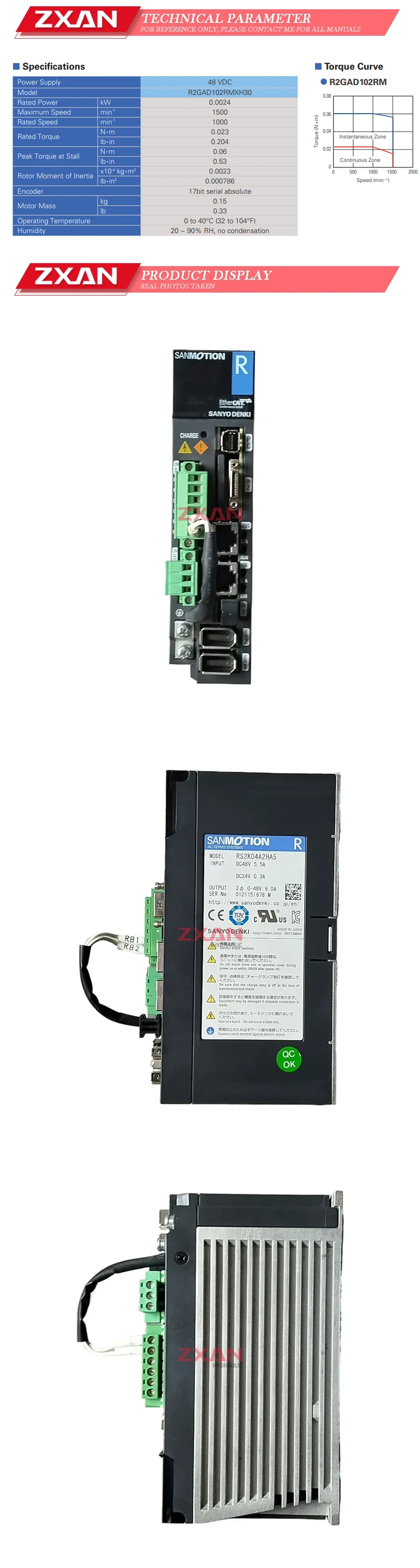 SANYO RS2K04A2HA5 Description