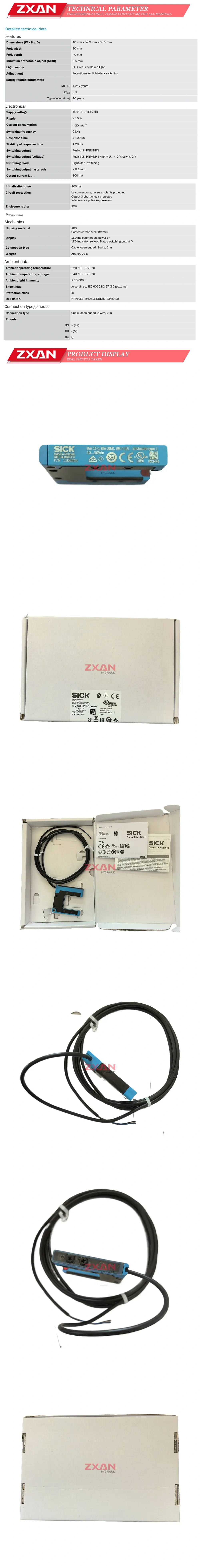 SICK WFE-030040B137 Description