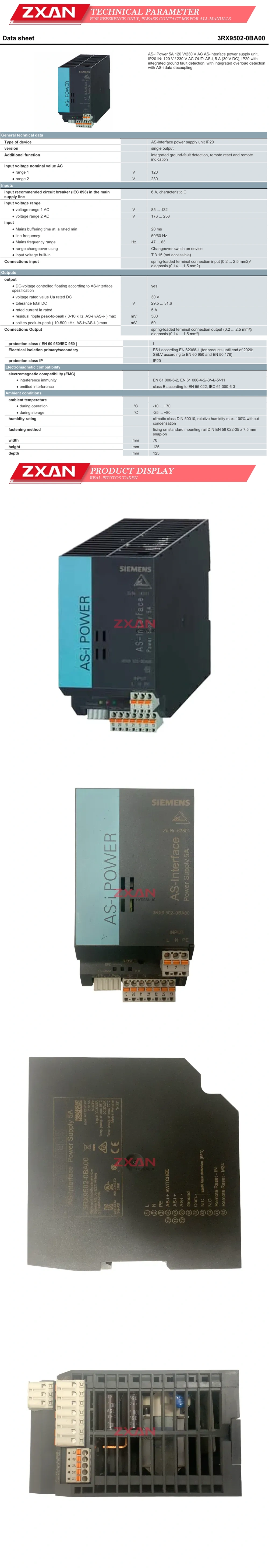 SIEMENS 3RX9502-0BA00 Description
