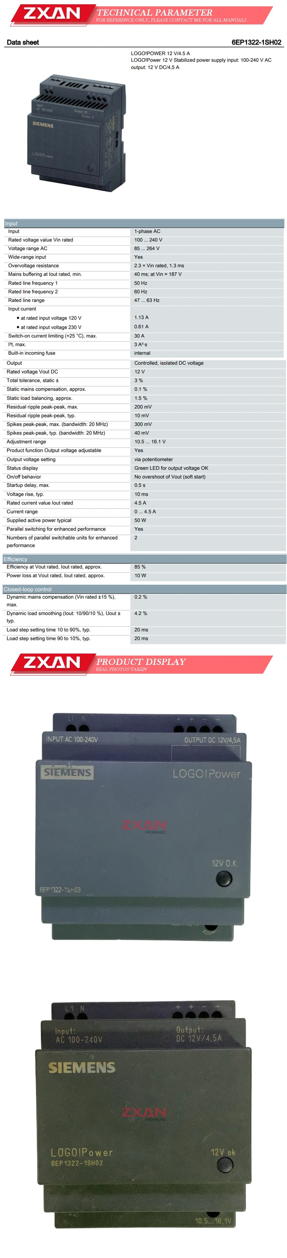 SIEMENS 6EP1322-1SH02 Description