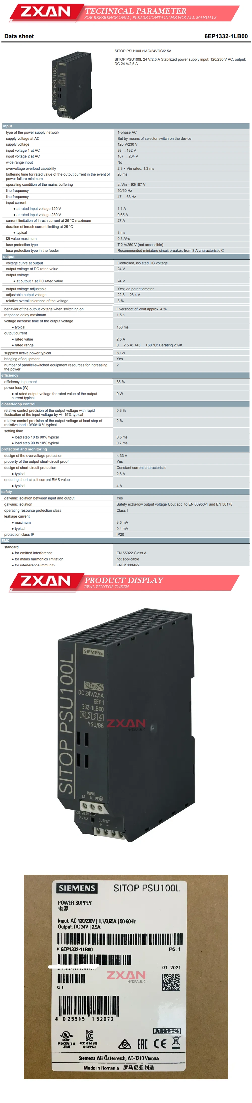 SIEMENS 6EP1332-1LB00 Description