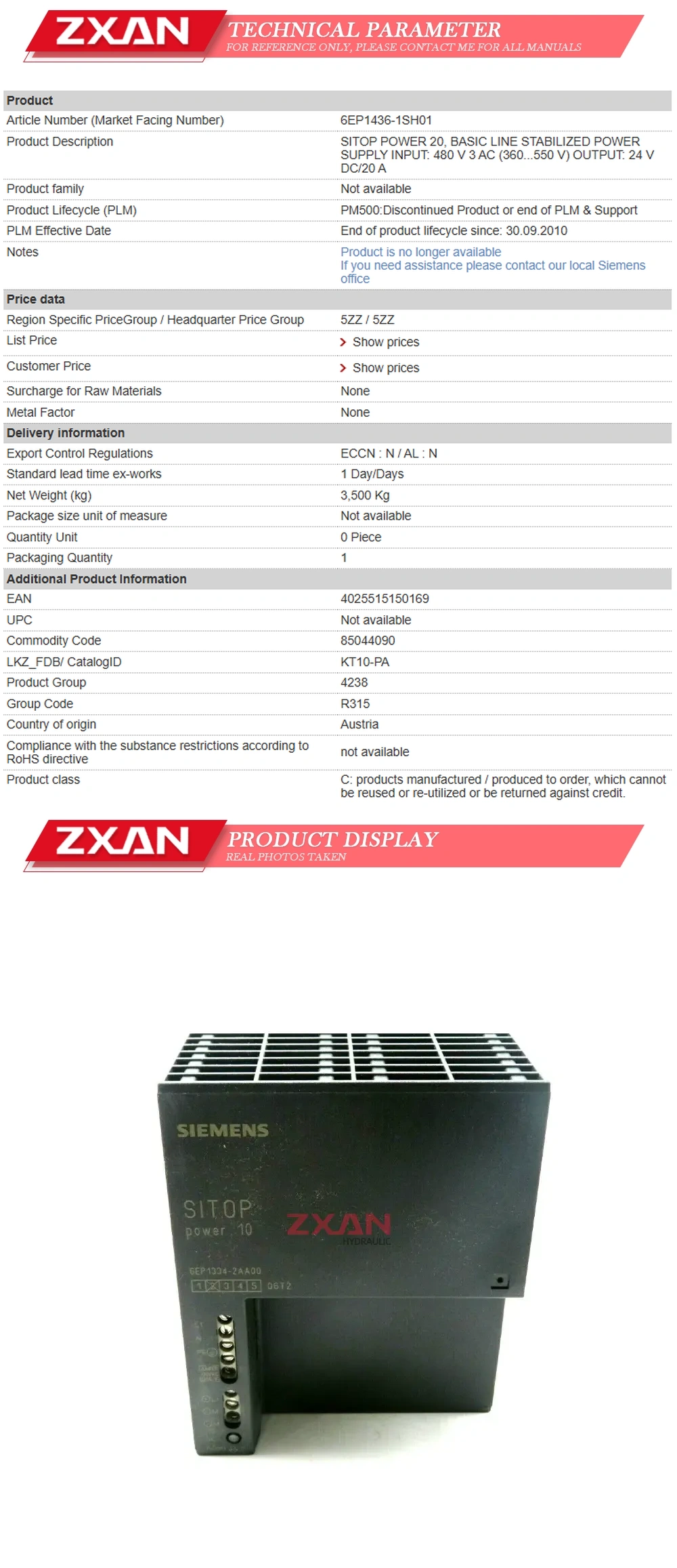 SIEMENS 6EP1334-2AA00 Description