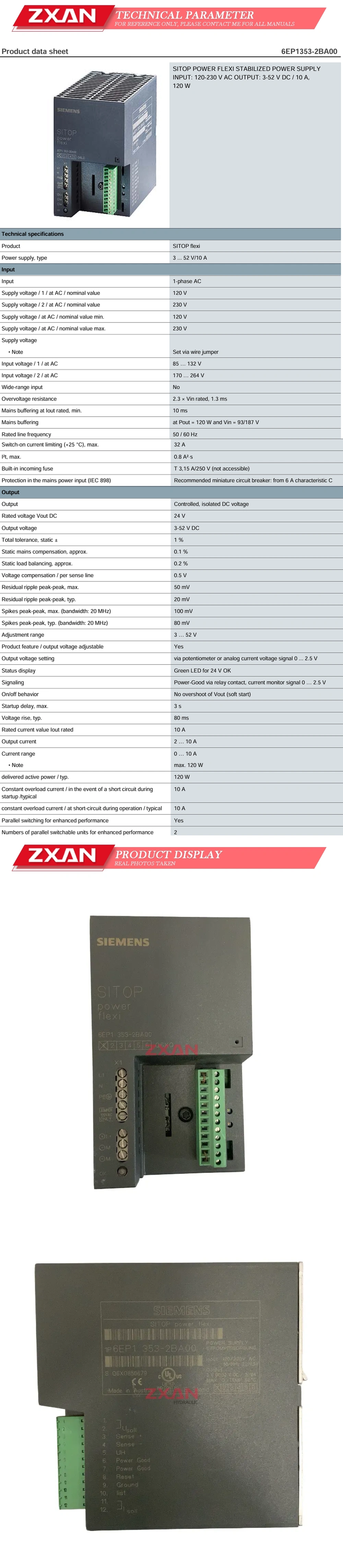 SIEMENS 6EP1353-2BA00 Description