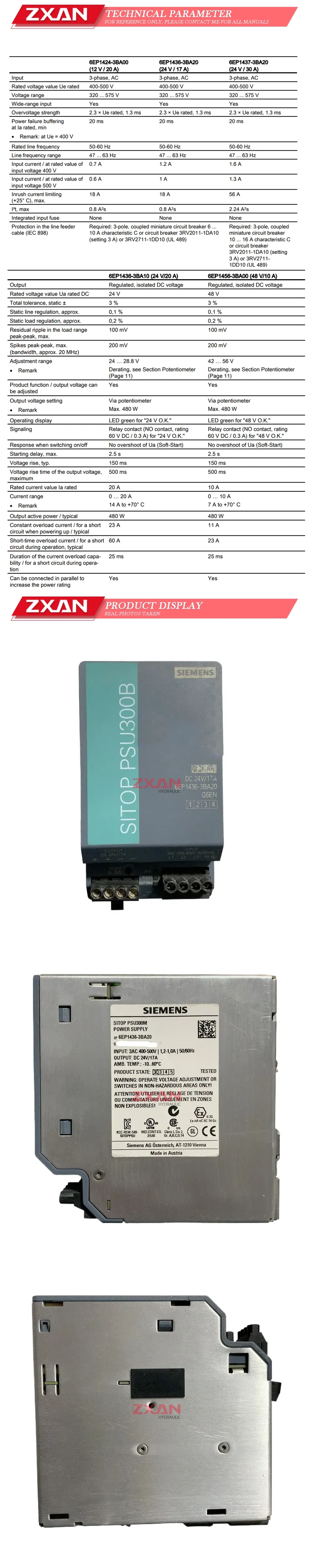 SIEMENS 6EP1436-3BA20 Description