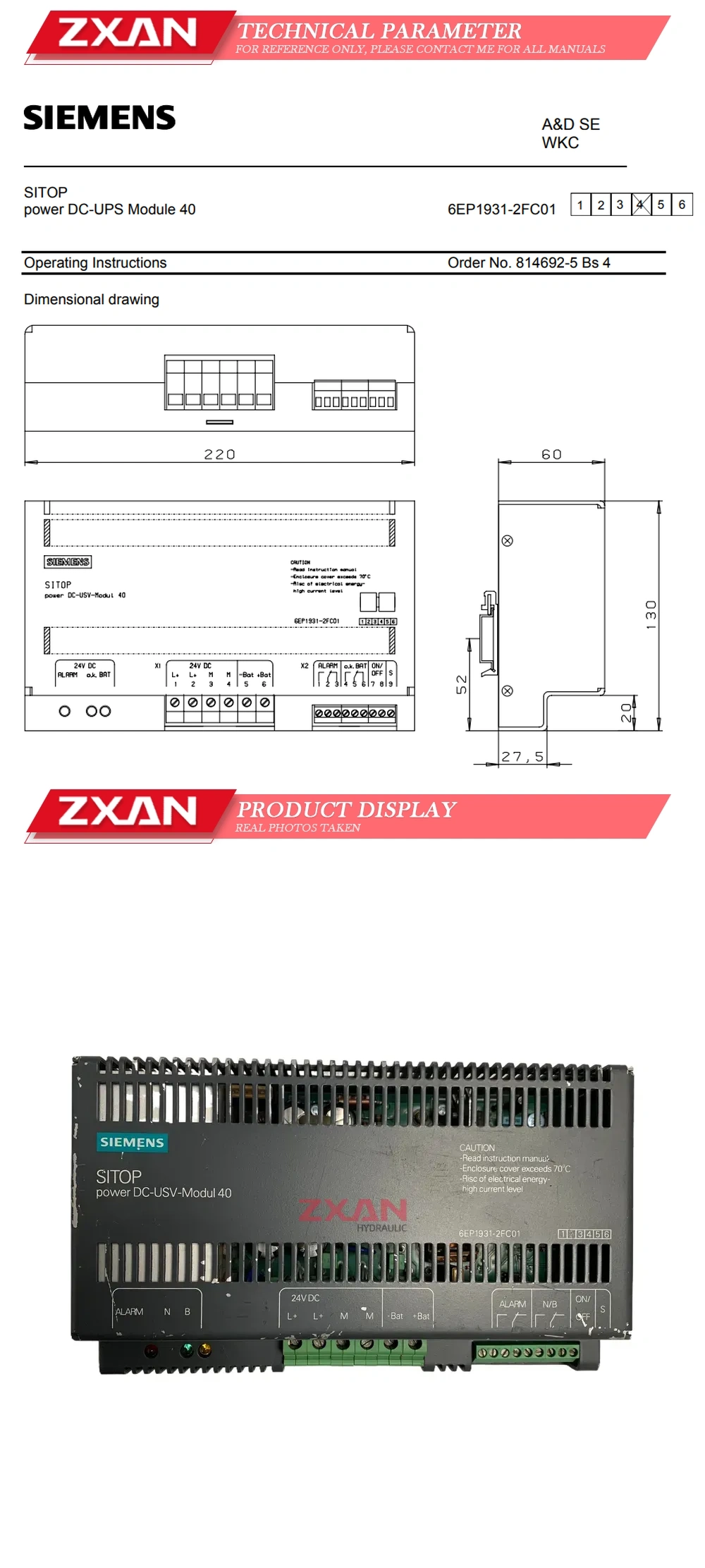 SIEMENS 6EP1931-2FC01 Description
